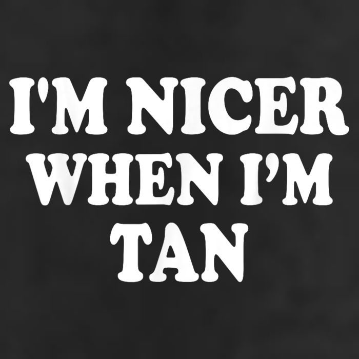 I'm Nicer When I'm Tan Funny Quote 15oz Campfire Ceramic Mug