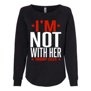 IM Not With Her Trump 2024 Womens California Wash Sweatshirt