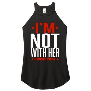 IM Not With Her Trump 2024 Women's Perfect Tri Rocker Tank