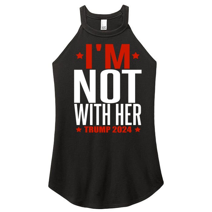 IM Not With Her Trump 2024 Women's Perfect Tri Rocker Tank