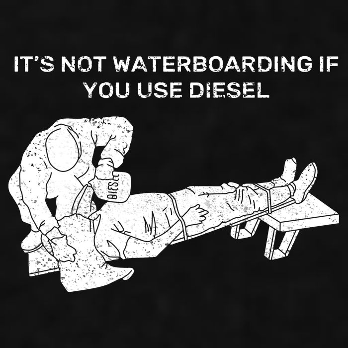 It's Not Waterboarding If You Use Diesel Ladies PosiCharge Tri-Blend Wicking Tank