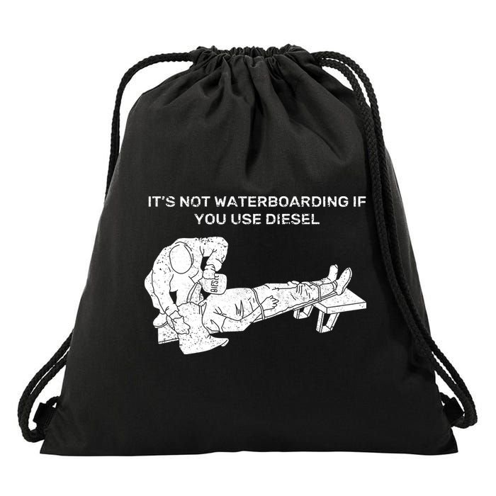 It's Not Waterboarding If You Use Diesel Drawstring Bag