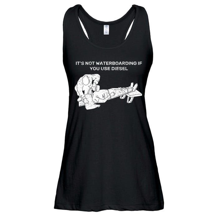 It's Not Waterboarding If You Use Diesel Ladies Essential Flowy Tank