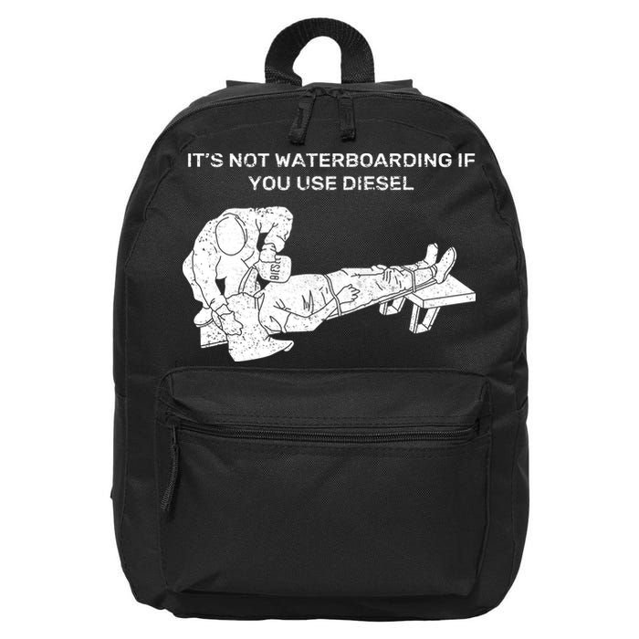 It's Not Waterboarding If You Use Diesel 16 in Basic Backpack