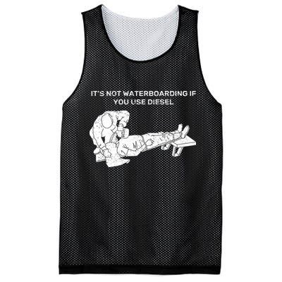 It's Not Waterboarding If You Use Diesel Mesh Reversible Basketball Jersey Tank