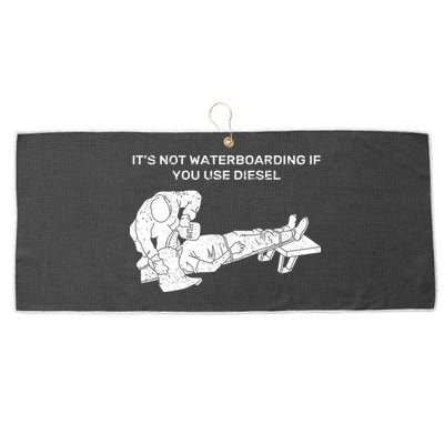 It's Not Waterboarding If You Use Diesel Large Microfiber Waffle Golf Towel