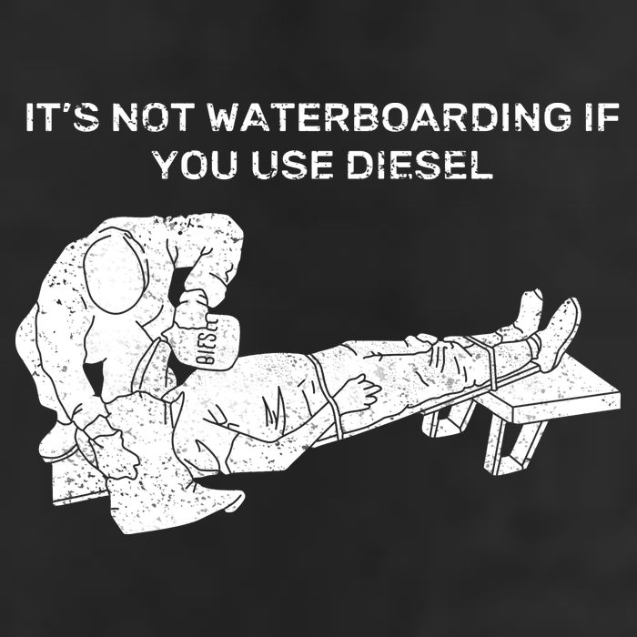It's Not Waterboarding If You Use Diesel Large Microfiber Waffle Golf Towel