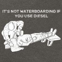 It's Not Waterboarding If You Use Diesel Cotton Canvas Backpack