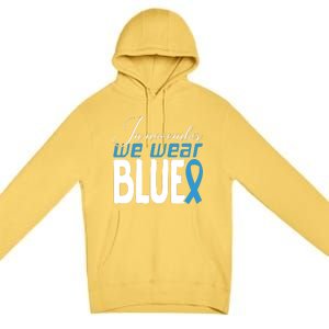 In November We Wear Blue Awareness Graphic Premium Pullover Hoodie