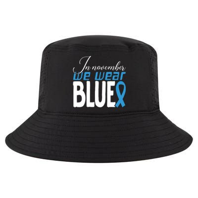 In November We Wear Blue Awareness Graphic Cool Comfort Performance Bucket Hat