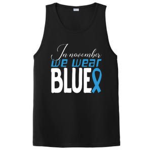 In November We Wear Blue Awareness Graphic PosiCharge Competitor Tank