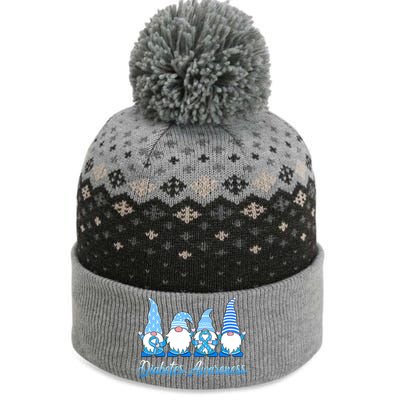 In November We Wear Blue Gnomes Diabetes Awareness Survivors The Baniff Cuffed Pom Beanie