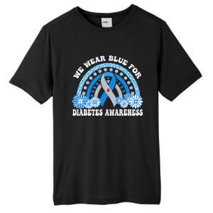 In November We Wear Blue Rainbow Diabetes Awareness Month Tall Fusion ChromaSoft Performance T-Shirt