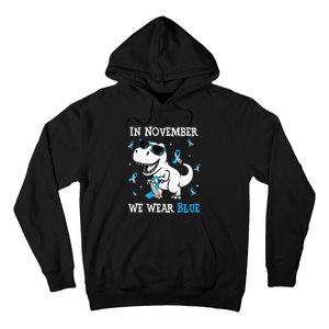 In November We Wear Blue Diabetes Awareness Kids Hoodie