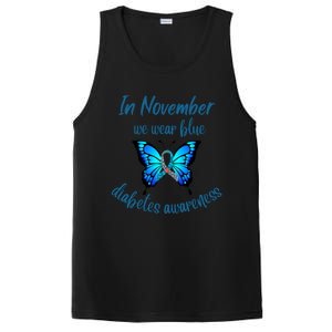 In November We Wear Blue Diabetes Awareness Gift PosiCharge Competitor Tank