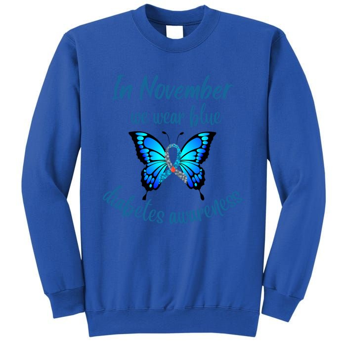 In November We Wear Blue Diabetes Awareness Gift Sweatshirt