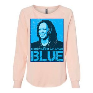 In November We Wear Blue Kamala Harris 2024 Womens California Wash Sweatshirt