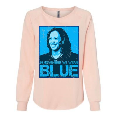 In November We Wear Blue Kamala Harris 2024 Womens California Wash Sweatshirt