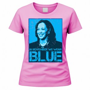 In November We Wear Blue Kamala Harris 2024 Women's T-Shirt