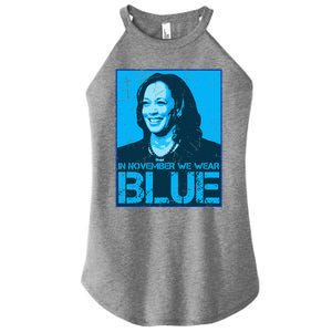 In November We Wear Blue Kamala Harris 2024 Women's Perfect Tri Rocker Tank