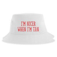 I’M Nicer When I’M Tan Sustainable Bucket Hat