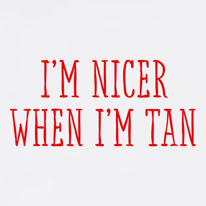 I’M Nicer When I’M Tan Wool Snapback Cap
