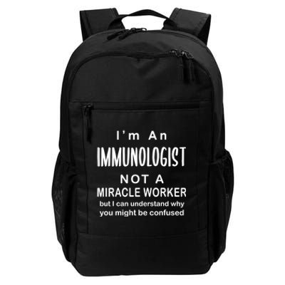 Immunologist Not Worker Gift Allergist Doctor Job Humor Funny Cool Gift Daily Commute Backpack