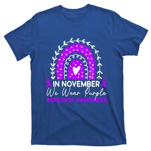 In November We Wear Purple Epilepsy Awareness Month Gift T-Shirt