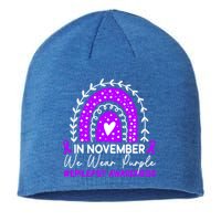 In November We Wear Purple Epilepsy Awareness Month Gift Sustainable Beanie