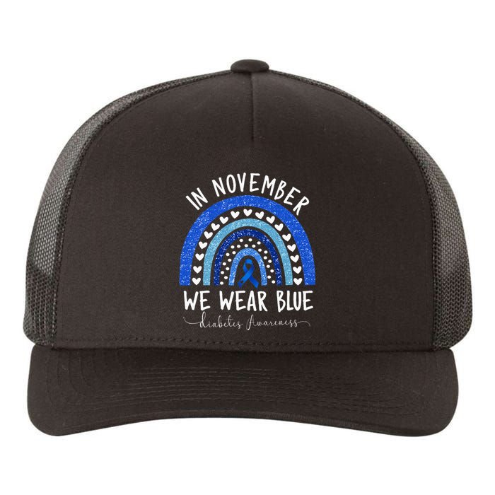 In November We Wear Blue Diabetes Awareness Yupoong Adult 5-Panel Trucker Hat