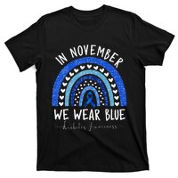 In November We Wear Blue Diabetes Awareness T-Shirt