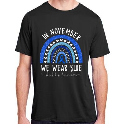 In November We Wear Blue Diabetes Awareness Adult ChromaSoft Performance T-Shirt