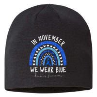 In November We Wear Blue Diabetes Awareness Sustainable Beanie