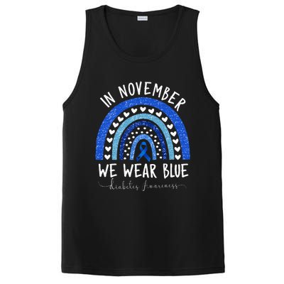 In November We Wear Blue Diabetes Awareness PosiCharge Competitor Tank