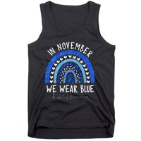 In November We Wear Blue Diabetes Awareness Tank Top