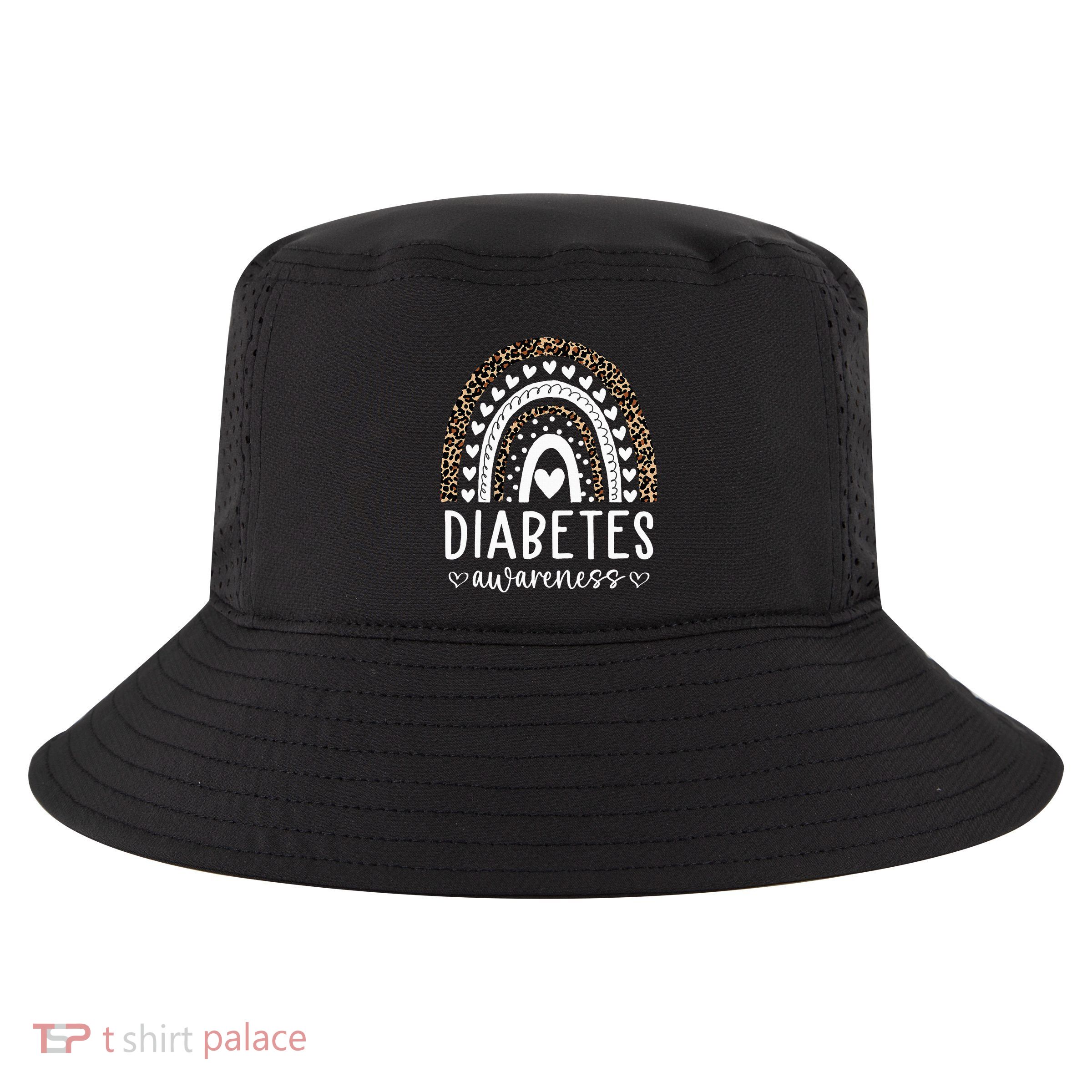 In November We Wear Blue Diabetes Awareness Month Cool Comfort Performance Bucket Hat