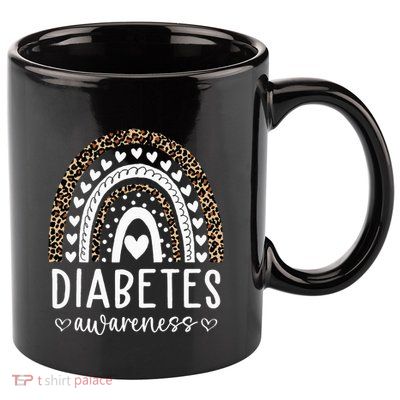 In November We Wear Blue Diabetes Awareness Month 11oz C Handle Ceramic Mug