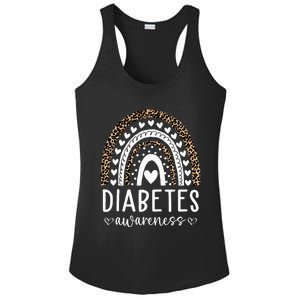 In November We Wear Blue Diabetes Awareness Month Ladies PosiCharge Competitor Racerback Tank