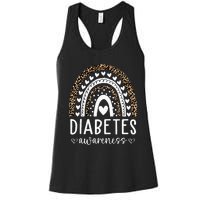 In November We Wear Blue Diabetes Awareness Month Women's Racerback Tank