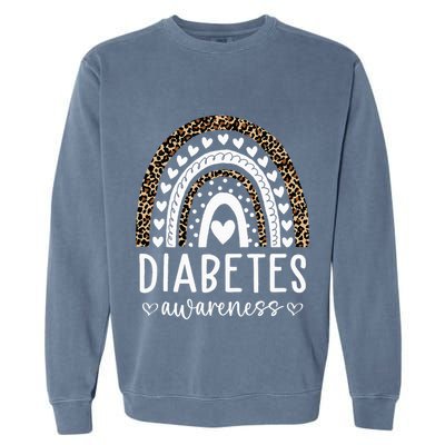 In November We Wear Blue Diabetes Awareness Month Garment-Dyed Sweatshirt