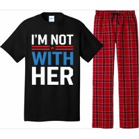 IM Not With Her Kamala Harris 2024 Presidential Election Pajama Set