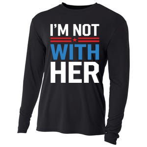 IM Not With Her Kamala Harris 2024 Presidential Election Cooling Performance Long Sleeve Crew