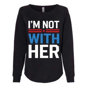 IM Not With Her Kamala Harris 2024 Presidential Election Womens California Wash Sweatshirt