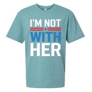 IM Not With Her Kamala Harris 2024 Presidential Election Sueded Cloud Jersey T-Shirt