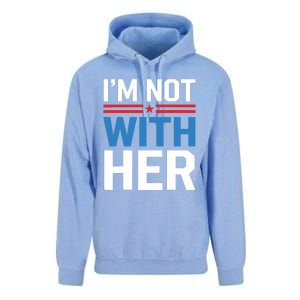 IM Not With Her Kamala Harris 2024 Presidential Election Unisex Surf Hoodie