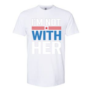 IM Not With Her Kamala Harris 2024 Presidential Election Softstyle CVC T-Shirt