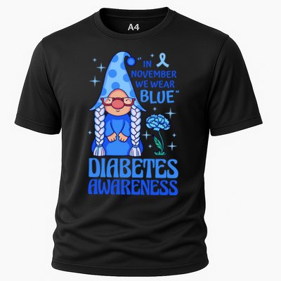 In November We Wear Blue For Diabetes Awareness Performance Shirt