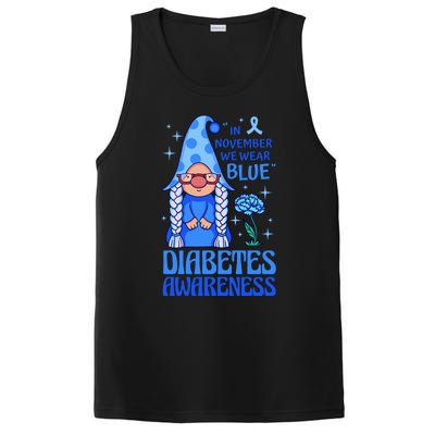 In November We Wear Blue For Diabetes Awareness PosiCharge Competitor Tank