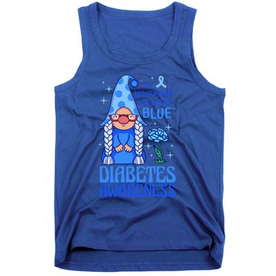 In November We Wear Blue For Diabetes Awareness Tank Top