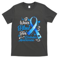 In November We Wear Blue Ribbon Diabetes Awareness Month T-Shirt